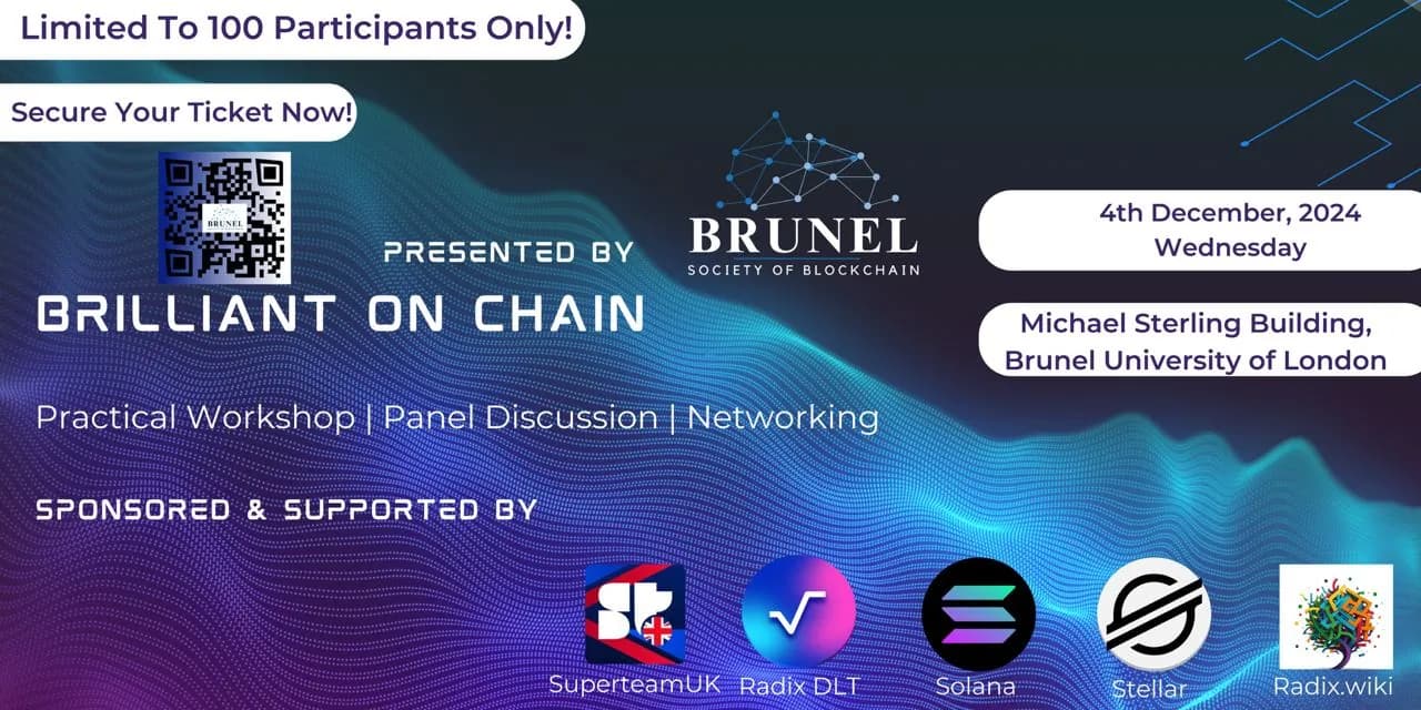 Brilliant On Chain / DApp In A Day #4 - Brunel University